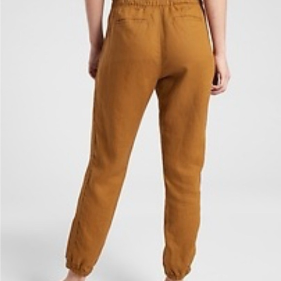 Athlete Cabo Linen Jogger in Toasted Ochre - Picture 2 of 9